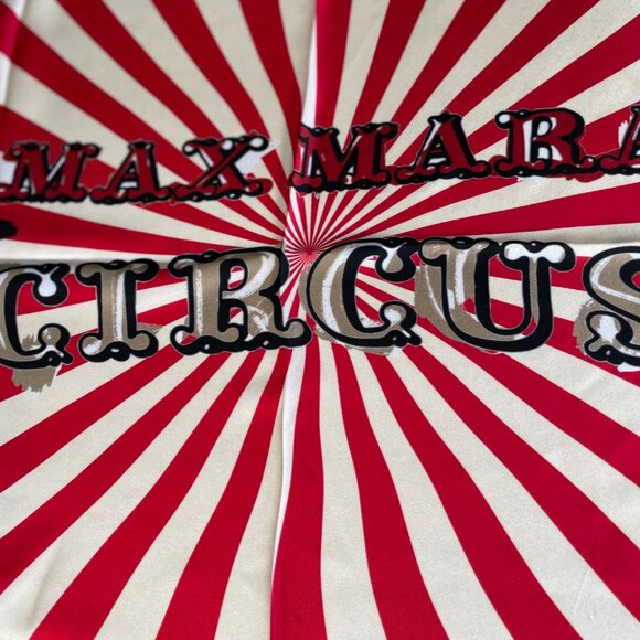 Max Mara “Circus” Silk Scarf with Box – Made in Italy - Picture 4 of 15